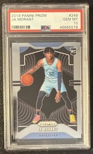 2019 Panini Prizm #249 / Ja Morant ROOKIE / PSA 10 GEM MINT