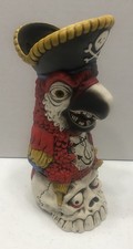 Tiki Farm Peg Leg Party Parrot Red - Big Toe Scarlet Macaw Retired Sold Out 2022