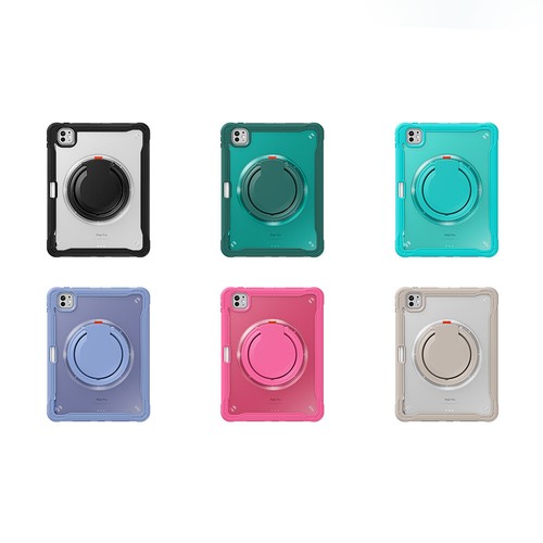 Rugged Stand Case With Strap For iPad Pro 13"M4 11"M4 Pro 12.9" Mini 7 Air 13"M2 - Picture 2 of 28