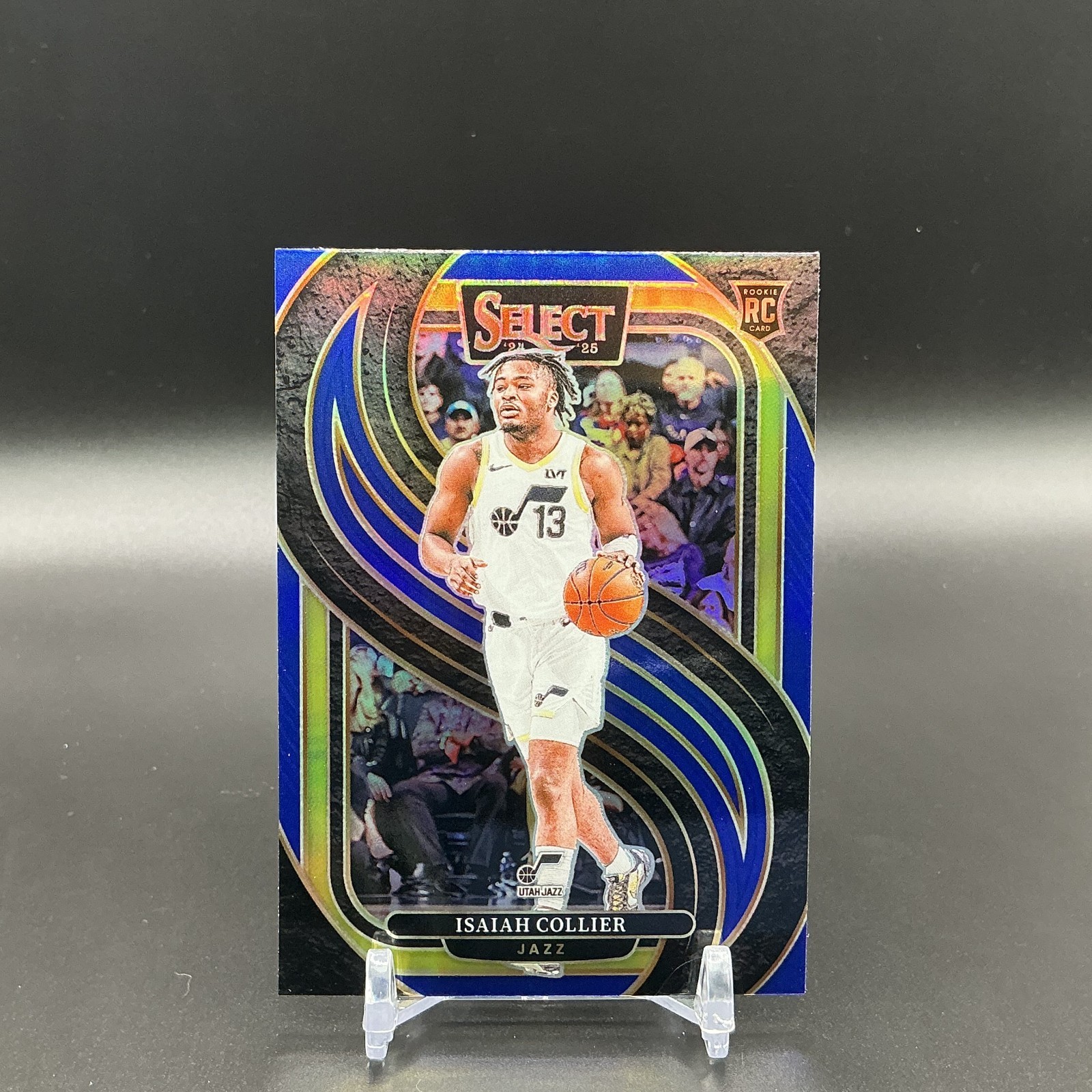 2024-25 Panini Select - Premier Level Isaiah Collier #178 Blue Prizm (RC)