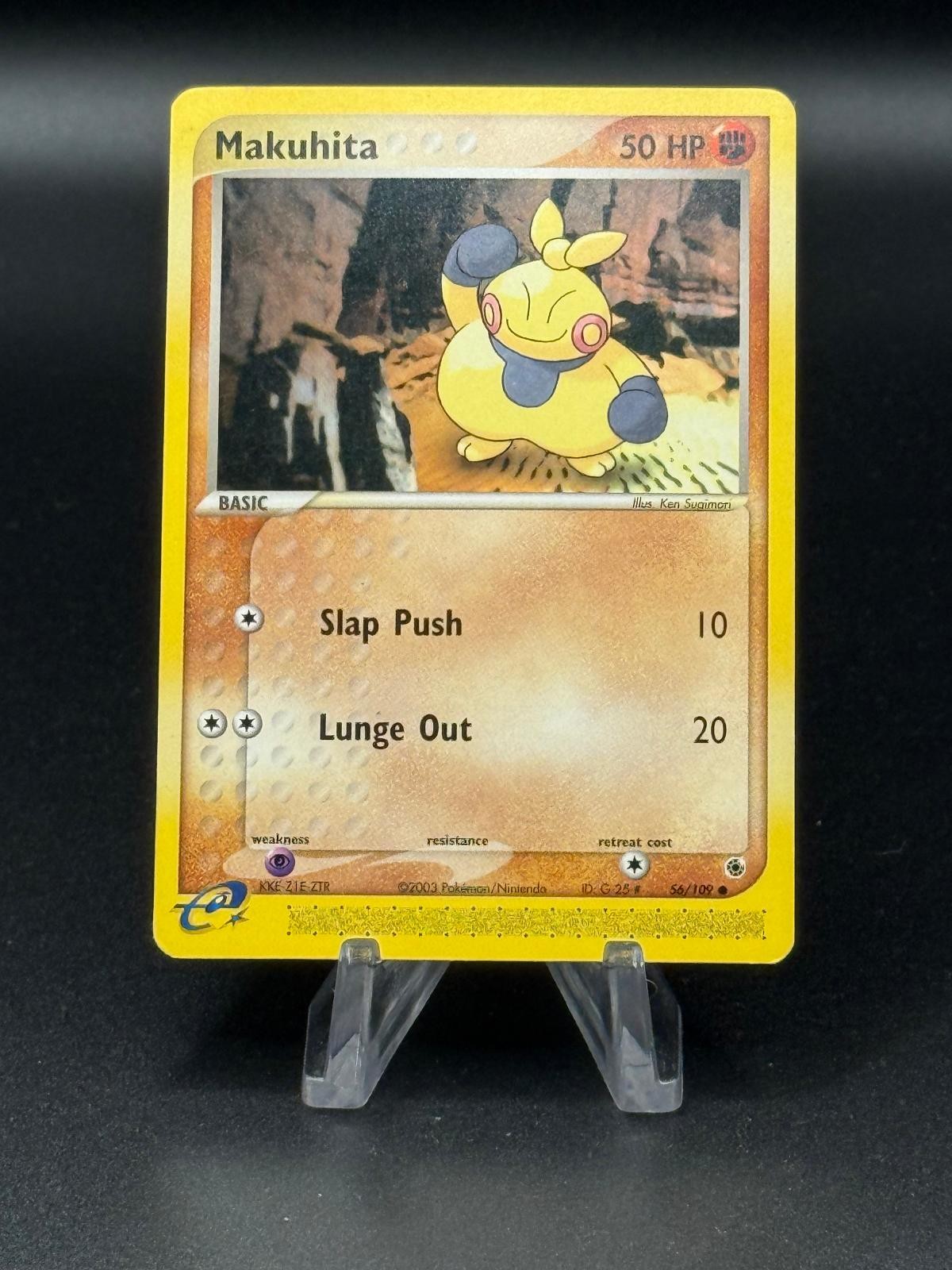 Makuhita 56/109 Common Ruby & Sapphire Pokemon Moderately Played