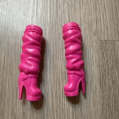 Mattel Barbie Doll Life in the Dreamhouse Tall Pink Heeled Boots Shoes Accessory