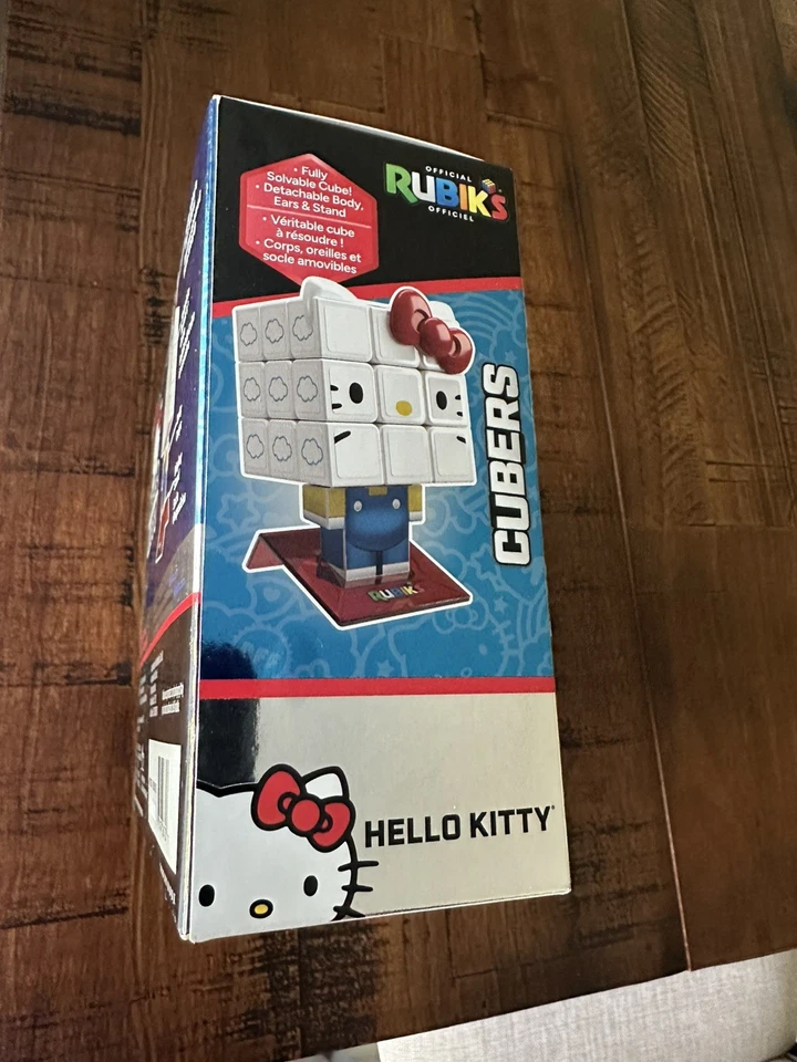 Official RUBIKS CUBE Hello Kitty Cube to Solve And Plush! NIB! - Image 2 of 4