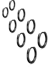 Small Gold Huggie Hoop Earrings Set for Women 14K Gold Plated Hypoallergenic Lig