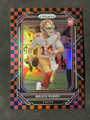 2022 Panini Prizm - Rookie Brock Purdy #353 Black & Red Checker Prizm (RC) color