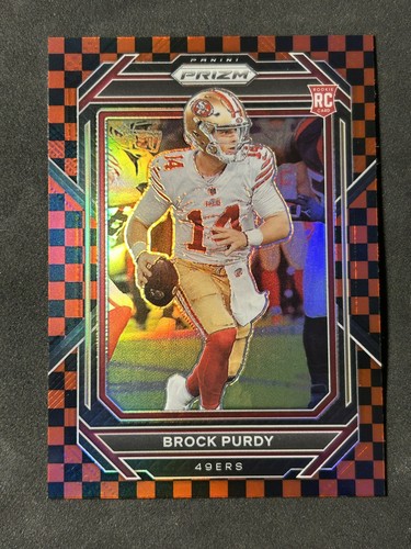 Brock Purdy [Black Red Checker] #353 2022 Panini Prizm card