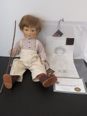 R John Wright Tad Doll w/ Original Concept Sketch OOAK RJW Private Collection