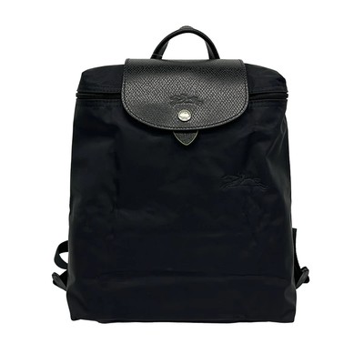 Longchamp - women’s Backpack Le Pliage Neo black nylon leather trim Bag Longchamp  main image 2
