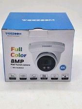 VEEZOOM PoE IP Camera Full Color Night Vision, FOV 108 , 4K 8MP NIB