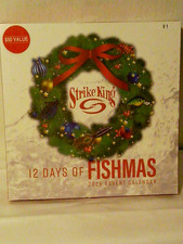 Strike King Fishing Lures  2025 Holiday Advent Calender  12 days of Fishmas  $50