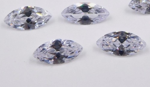 Diamante CVD sfuso IF chiarezza lotto 4 pezzi colore marchesa D 2 x 4 mm certificato - Foto 3 di 7