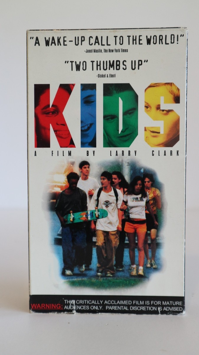 KIDS (1995) VHS Movie Tape Rare Larry Clark Harmony Korine Cult