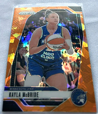 2024 Prizm WNBA Basketball Kayla McBride Minnesota Lynx Orange Cracked Ice #13