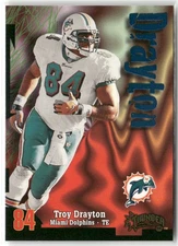 1998 SKYBOX THUNDER TROY DRAYTON MIAMI DOLPHINS #74