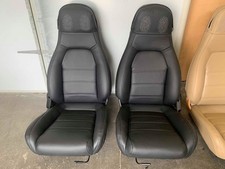 Mazda Miata Mx-5 Roadster Replacement Faux Leather Seat Covers Black 1990-2000