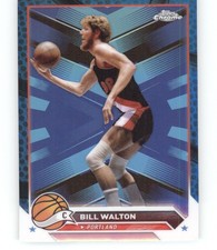 2023-24 Topps Chrome #94 Bill Walton Blue Basketball Refractors