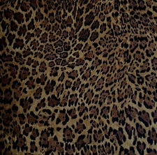 Jaguar Print Dear Stella 100% Cotton Big Cat Leopard Spot Wild Animal Fabric