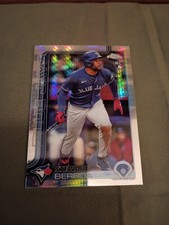 2025 Topps Chrome - Steward Berroa #163 Prism Refractor (RC)