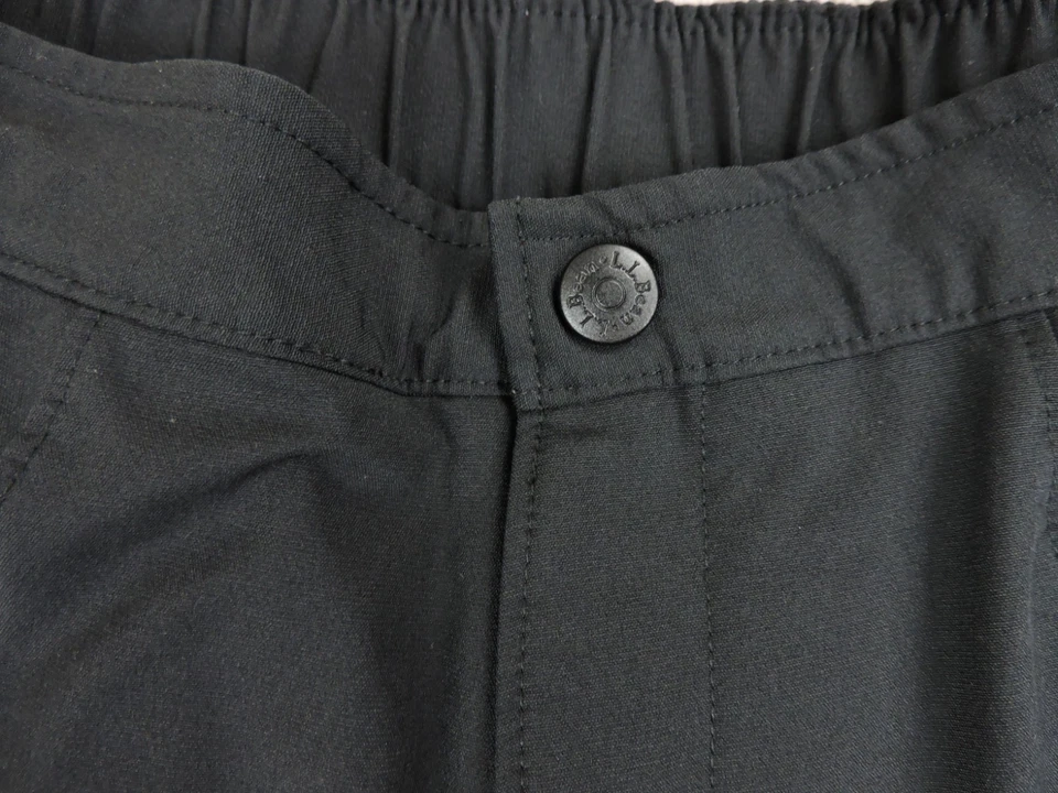 Pantalones Cortos de Ciclismo LL Bean Para Mujer Grandes Negros Nylon Elastizados Forro Acolchado Informal Foto 3 de 4