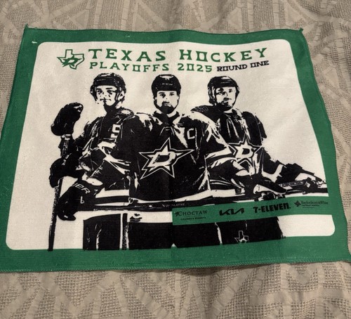 Dallas Stars 2025 NHL Playoffs Round 1 Game 1 Rally Towel 4/19/2025 Brand New