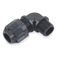Abb 4961Nm Liquid Tight Connector, 1/2In., 90 Deg, Blk