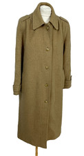 Vintage Windsmoor Single Breasted Camel Tan Beige Coloured Long Coat Size Medium
