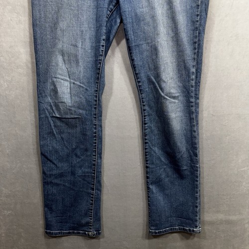 LRL Lauren Jeans Co Ralph Lauren Blue Women's Size 16 Denim Straight Stretch - Picture 3 of 13