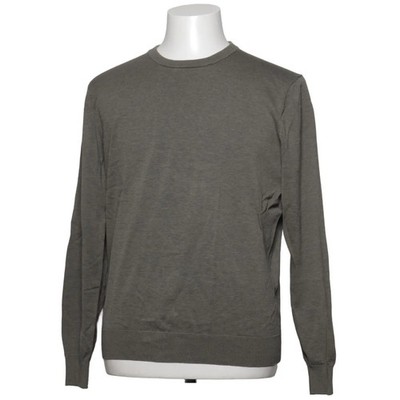Suitsupply, Strickpullover, Größe: L, Grau, Baumwolle/Seide, Einfarbig #PEO