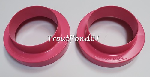 Tupperware Biscuit Cutter Round Cookie 2 Sizes Bubblegum Pink New + One Free - Picture 5 of 8