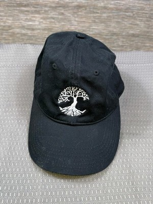 Champion Hat Cap Strap Back Mens One Size Black Tree Of Life Embroidered Logo