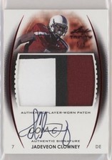 2014 Leaf Trinity Patch Auto Red 5/5 Jadeveon Clowney #DP-JC1 Patch Auto uk2