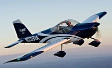 Vans RV-12 USA Aerobatic Light Desktop Wood Airplane New Model Small Scale 1/24