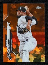 2020 Topps Chrome Sapphire Edition Orange 14/25 Kelvin Herrera #650 0lj0