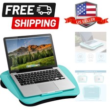 Basic Lap Desk with Device Ledge and Cushion - Aqua Sky - Style No. 44309