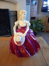Amanda BoneChina Figurine 7.5" High Vintage Coalport Ladies of Fashion