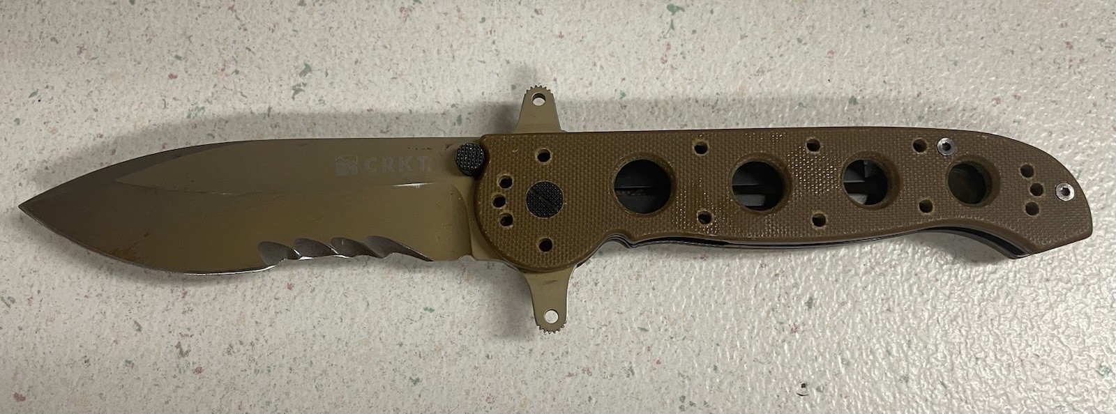 CRKT 14dfsg Knives Folder Knife G-10 Handle M16 Big Dog Special Forces De