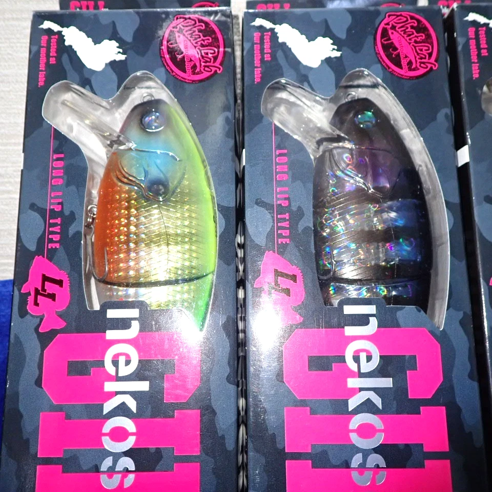 JDM Joint Minnow Blue Gill Shape Nekosogill LL X 4 PHAT LAB inc. Made in JAPAN - Image 2 of 4