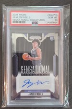 2024-25 Panini Prizm - Sensational Signatures Jaylen Wells #SS-JWG (AU, RC)