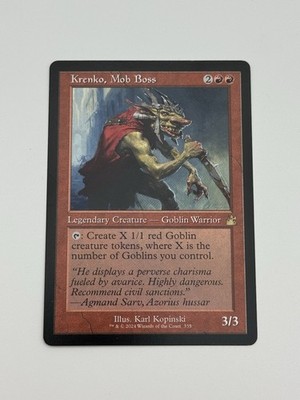 goblin deck mtg commander Krenko, Mob Boss – Swarm – Main Phase Magic Secret Lair Commander Deck: