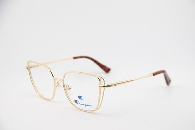 NEW CHAMPION ZINA C03 GOLD BROWN MARBLE AUTHENTIC FRAMES EYEGLASSES 54-16