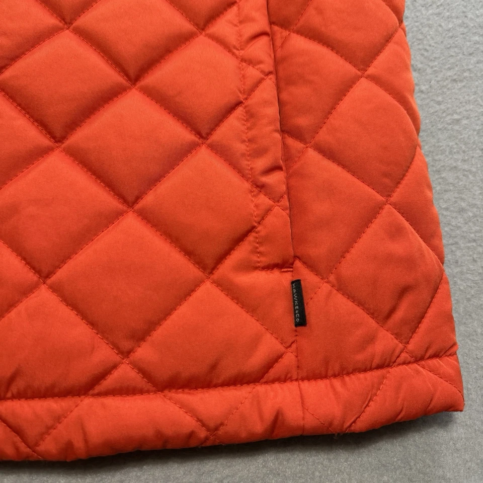 Chaleco acolchado Hawke & Co Sport para hombre naranja M rendimiento deportivo con cremallera Foto 2 de 4