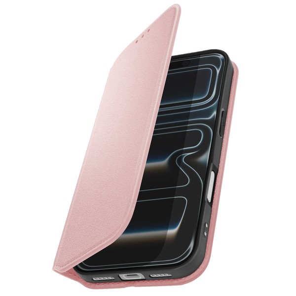 Avizar, Klappetui Iphone 17 Pro Mit Kartenfach Und Standfunktion, Rosa-image