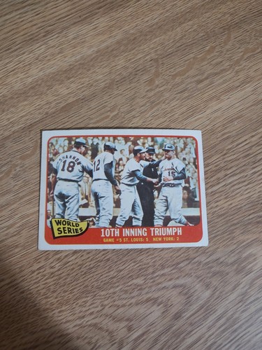 1965 Topps - 1964 World Series St. Louis Cardinals - #136 - ORIGINAL CARD - VG ⭐⭐⚾