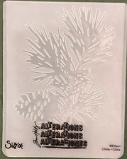 Tim Holtz Sizzix Alterations Embossing Folder Texture Fades Plastic