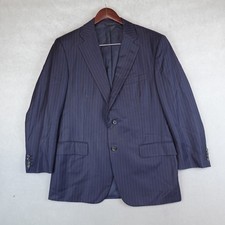 Brooks Brothers Blazer 41R Golden Fleece Wool Jacket Pinstripe Made In USA