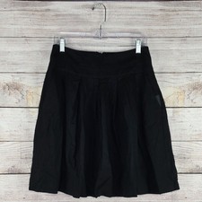 Boss Orange Hugo Boss Wool Blend Berta A-Line Black Skirt Size 6