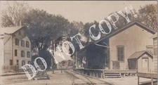 RPPC-Salem NY-Railroad Station-Train Depot-Hand Car-Washington County-New York