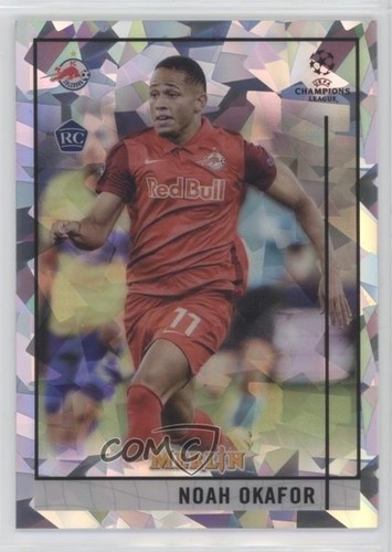 2020-21 Merlin Collection Chrome UCL Atomic Refractor /250 Noah Okafor Rookie RC