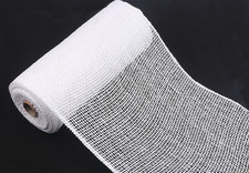 Burlap Deco Mesh, 10" X 10 Yards 30 Feet ,White