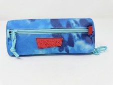 Highlights Blue Abstract Zipper Pencil Case School Supply Pouch Modern Style